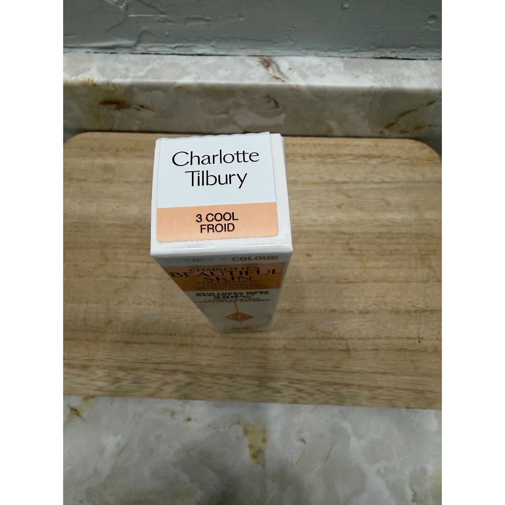 Charlotte Tilbury Beautiful Skin Foundation 3 Cool Froid 30ml 1oz New in Box - Picture 2 of 5